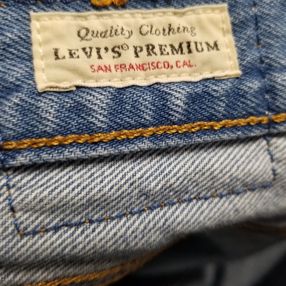 Levi's 501 Original Fit Rigid Denim Jeans in Athens Crown Medium Wash Size 28x30 - Picture 13 of 16